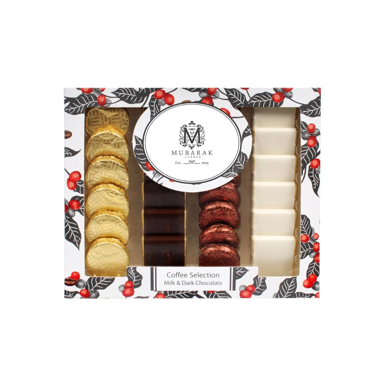 Milk and Dark Chocolate Coffee Selection